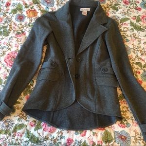 J.J. Basics Gray Blazer